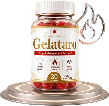 A jar of Gelataros apple cider vinegar gummies